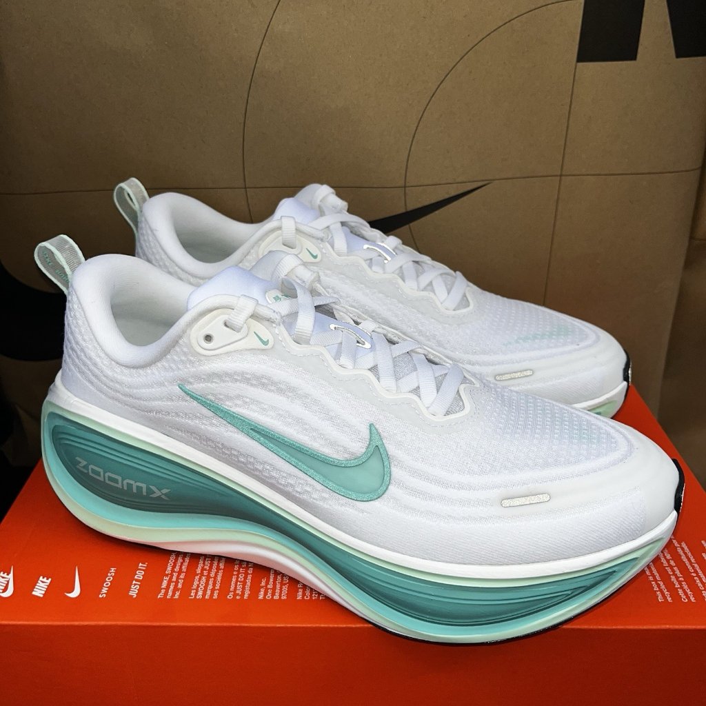New Nike Vomero Plus Wide White Bleached Turquoise Ih3252-100 Women Size 8
